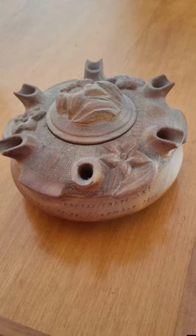 Grolla Coppa dell'amicizia in terracotta