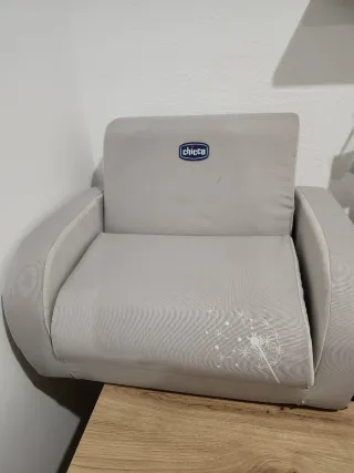 Sofá infantil Chicco cinza