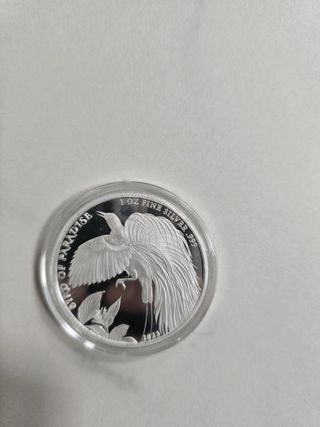 Moneda Plata Ave del Paraíso 1 oz 2023