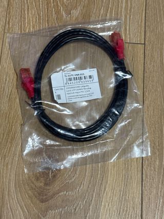 Cable Red Cat5E UTP Negro 1.5m