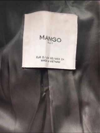 Abrigo Mango Lana 