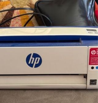 Impresora HP Bluetooth Azul y Blanca