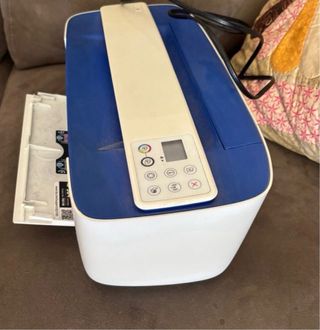 Impresora HP Bluetooth Azul y Blanca