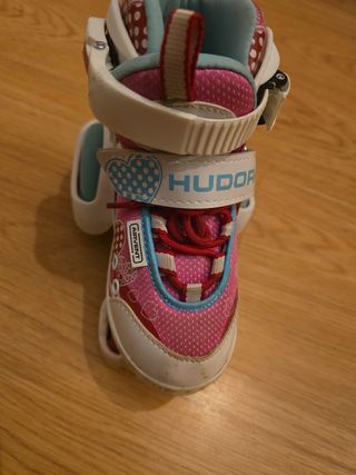 Patines Hudora Niña Rosa y Azul
