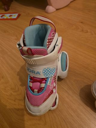 Patines Hudora Niña Rosa y Azul