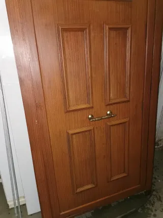 Puerta blindada aluminio