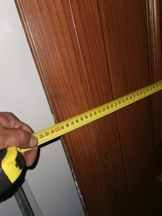 Puerta blindada aluminio