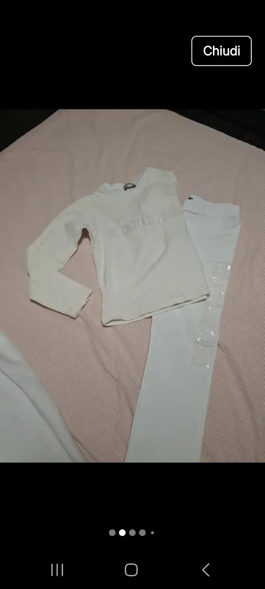 Moncler T-shirt e pantaloni bambina 8 anni