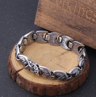 Pulsera Vikinga Acero Inoxidable