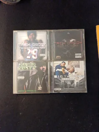 Lote 4 CDs Rap Internacional