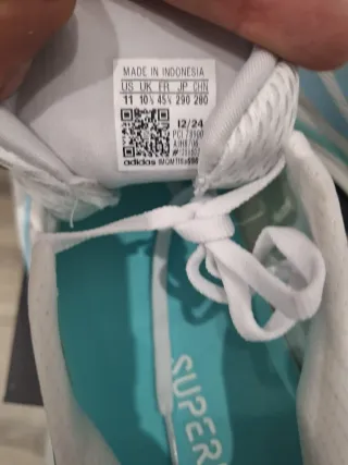 Adidas Supernova Rise 2 Blanco/Celeste