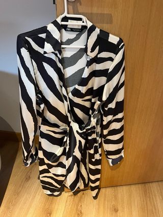 Vestido ZARA Talla S Animal Print