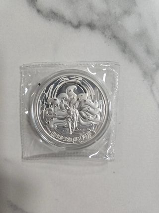 Moneda Plata Zorro de Nueve Colas 2023