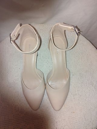 Zapatos Graceland tacón beige