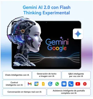 Tablet Gemini Google 15 18GB RAM 128GB ROM,