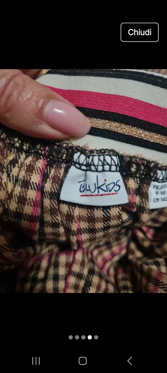 Completo bambina 7/8 anni