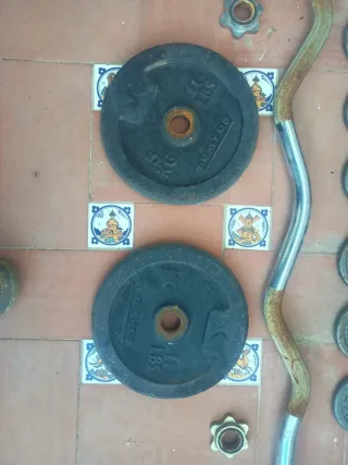 Pesas de gimnasio 5 kg y 11 lbs