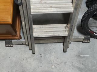 Escalera telescópica de aluminio