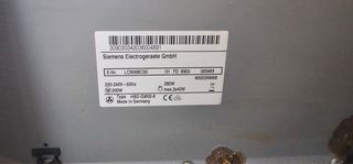 Campana extractora Siemens
poco uso
potente 