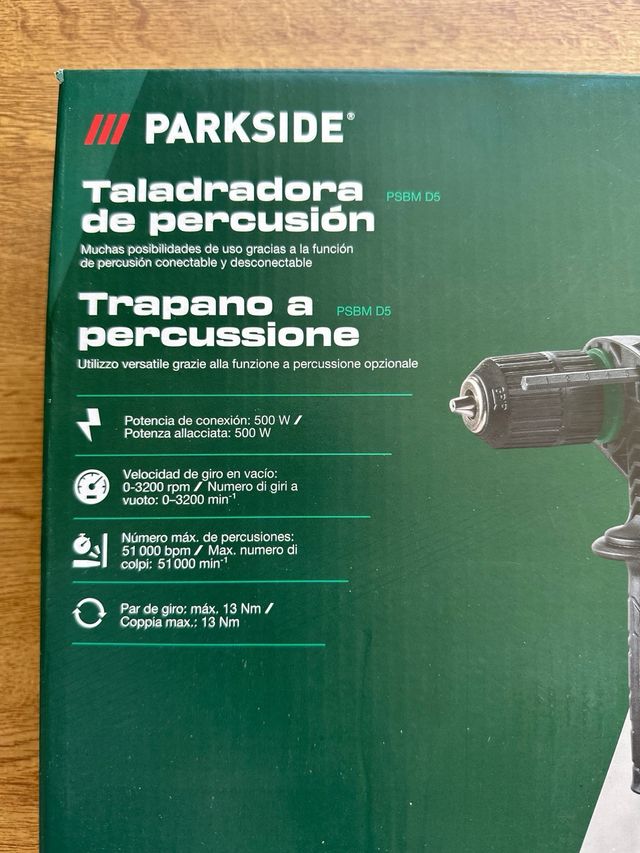 Taladro Percutor Parkside 500W