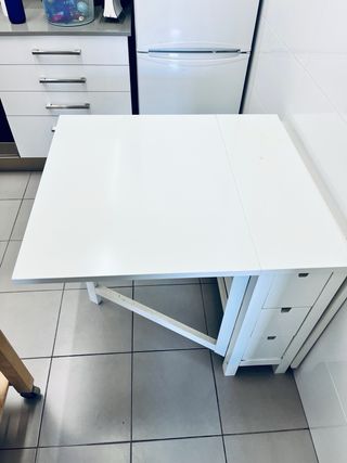 Mesa abatible IKEA NORDEN blanca