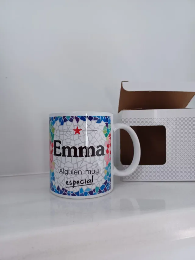Taza desayuno personalizada