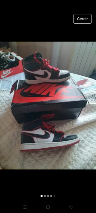 Air Jordan 1 Negro Rojo