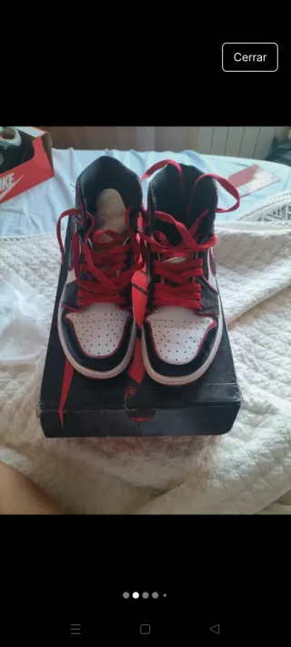 Air Jordan 1 Negro Rojo