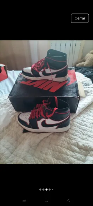 Air Jordan 1 Negro Rojo