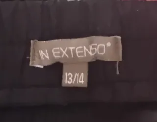 Falda negra de tul con volantes para niña