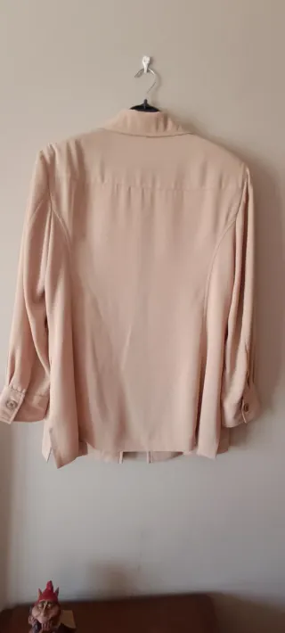 Chaqueta Traje Mujer Beige