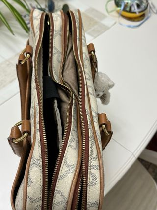 Maletín Tous Beige y Marrón