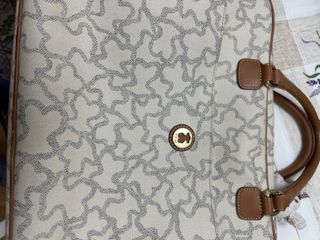 Maletín Tous Beige y Marrón