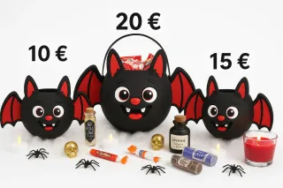 Cubos para chuches halloween