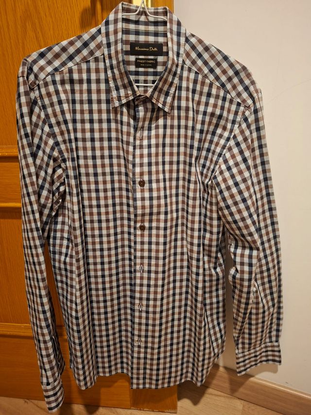 Camisa Massimo Dutti cuadros Talla M