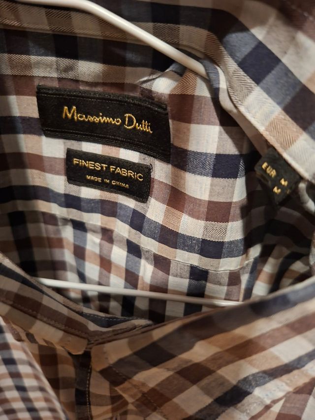 Camisa Massimo Dutti cuadros Talla M
