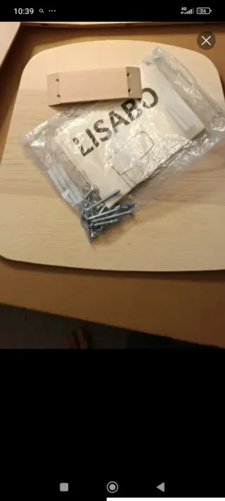 Partes silla LISABO IKEA madera