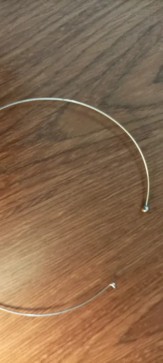 Collar plateado con colgante rojo + pulsera