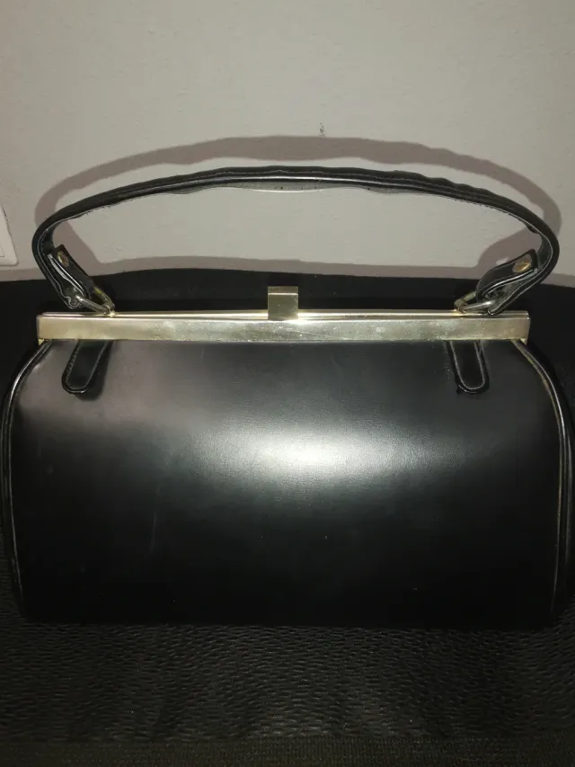 Bolso retro señora negro