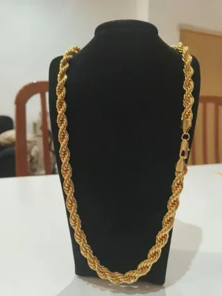 Cordón laminado en oro  | Cordón trenzado 18k