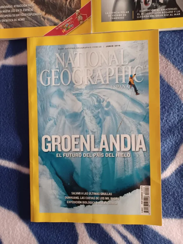 Tres revistas de National Geographic
