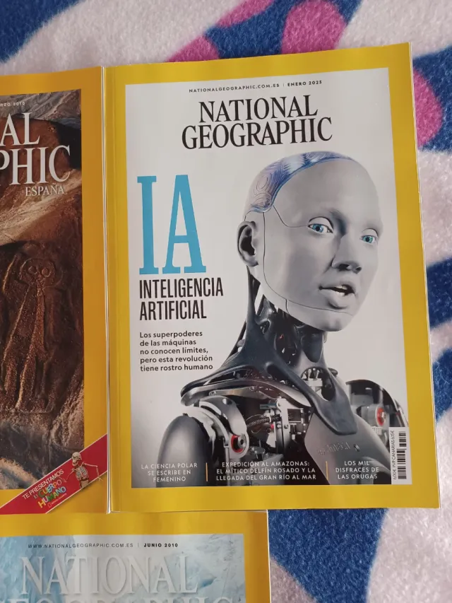 Tres revistas de National Geographic