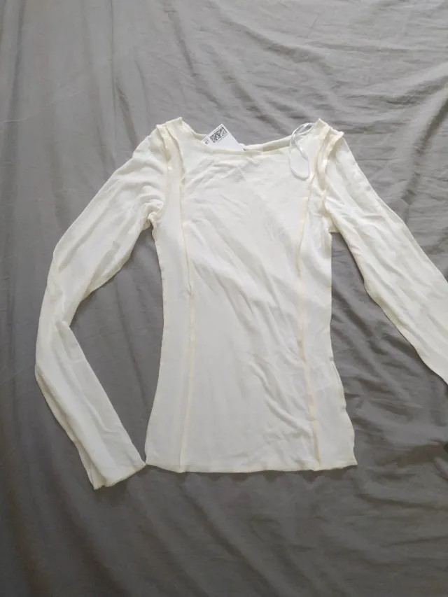 Camiseta manga larga blanca