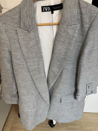 Americana Zara Gris Talla S NUEVA