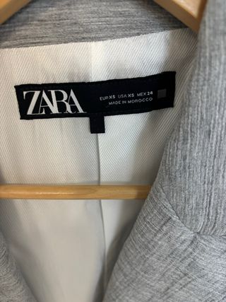 Americana Zara Gris Talla S NUEVA