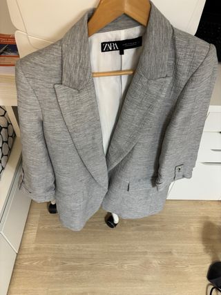 Americana Zara Gris Talla S NUEVA