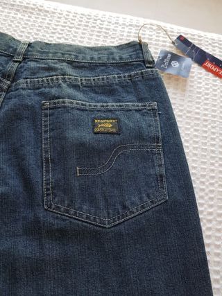 Pantalón Vaquero Bottone Seaport Azul