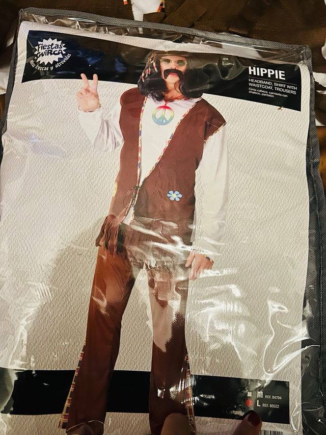 Disfraz Hippie Talla” L”