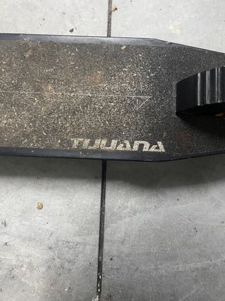 Patineta Patin Negro Dorado
