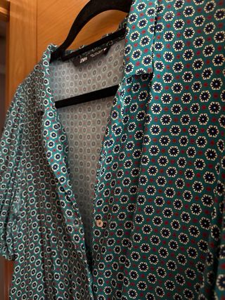 Blusa Zara Estampada Mujer
